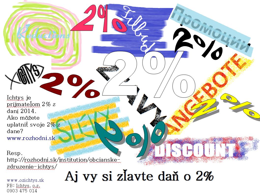 2% aj v roku 2015 pre Ichtys